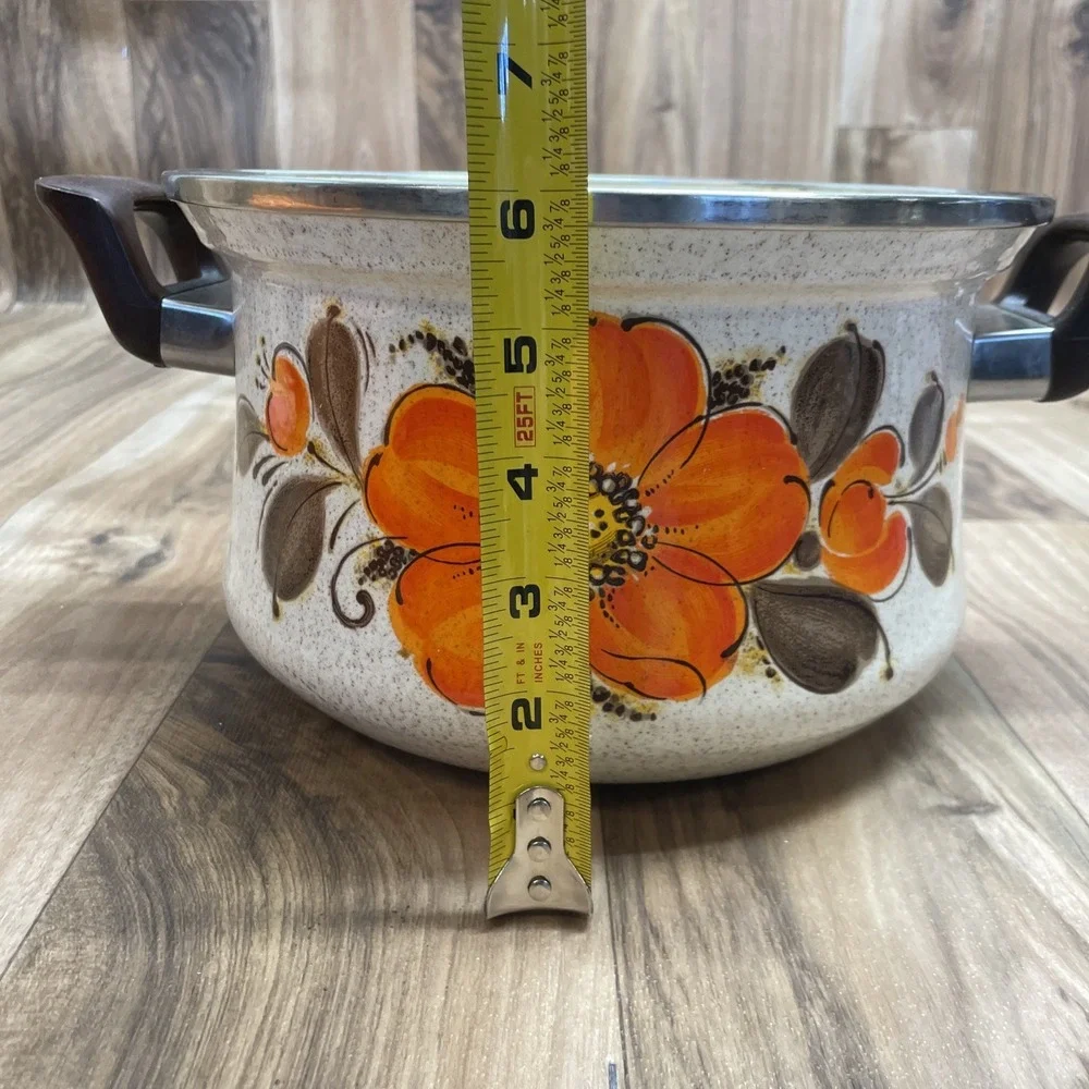 Sanko Ware Japan Show Pans‎ Pot Enamel Vintage 10